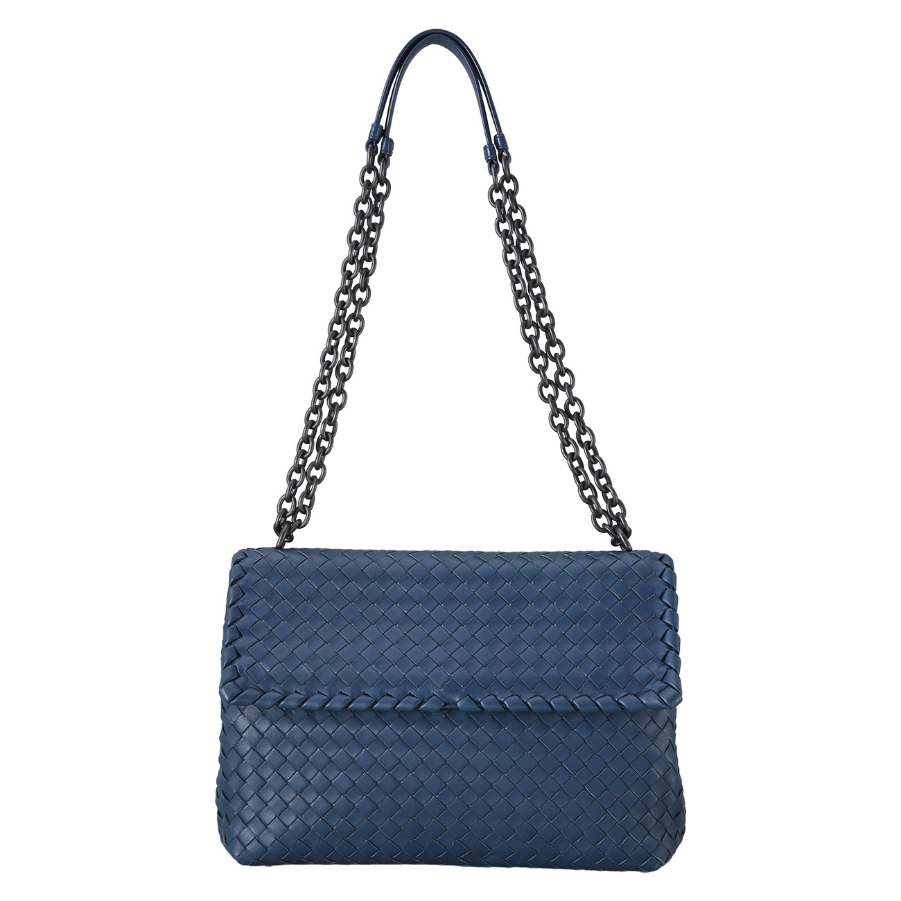 BOTTEGA VENETA(USED)보테가베네타 매쉬 올림피아 체인 숄더백